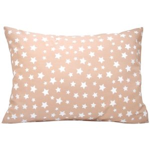 Kids Toddler pillowcase – Beige Stars