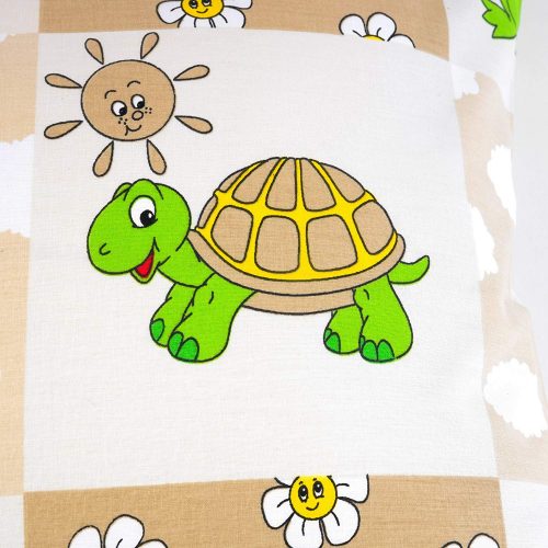 Kids Toddler pillowcase – Beige Turtles