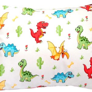 Kids Toddler Pillowcase – Multicolored Dinosaurs