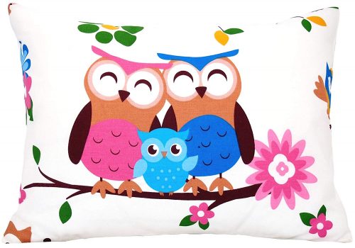 Kids Toddler Pillowcase – Owls Family