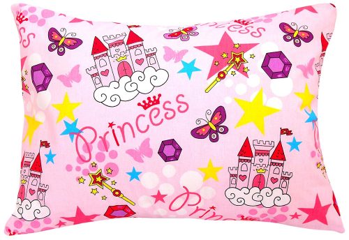 Kids Toddler Pillowcase – Pink Castle