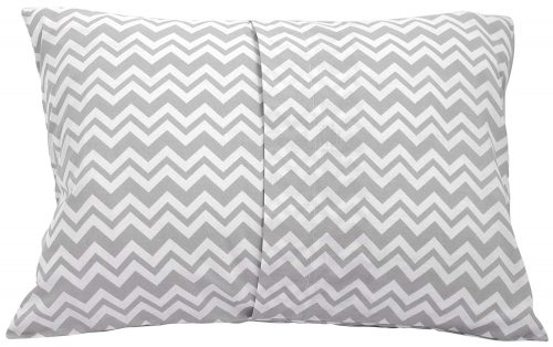 Kids Toddler Pillowcase – Grey Chevron