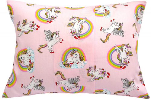 Toddler Pillowcase – Pink Cute Unicorns