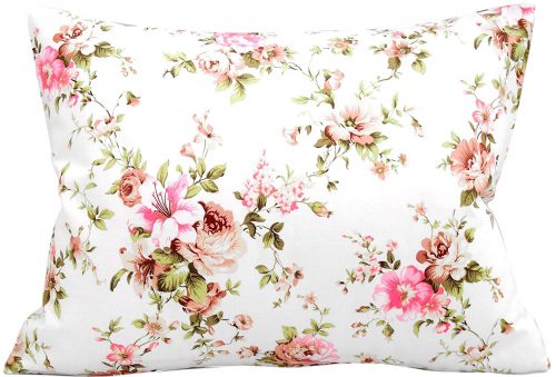 Kids Toddler Pillowcase – Pink Beige Roses