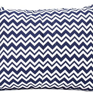 Kids Toddler Pillowcase – Navy Blue Chevron