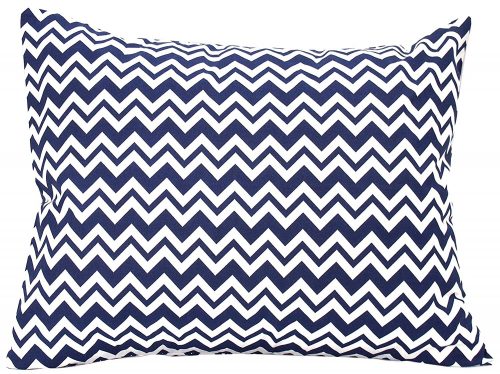 Kids Toddler Pillowcase – Navy Blue Chevron